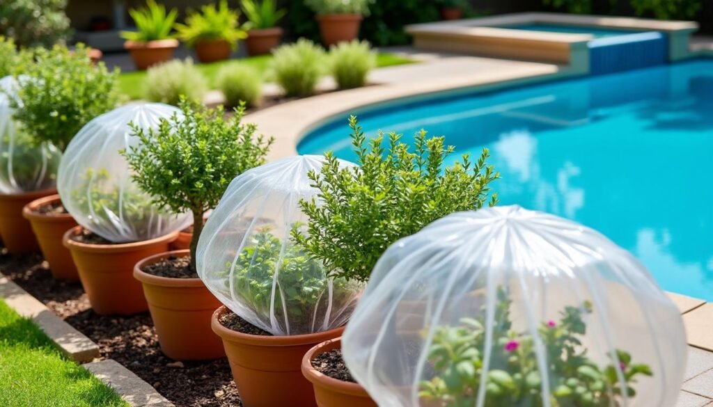 découvrez des astuces diy efficaces pour protéger vos plantations et le bord de votre piscine du gel. protégez vos espaces extérieurs cet hiver avec des conseils pratiques et faciles à réaliser !