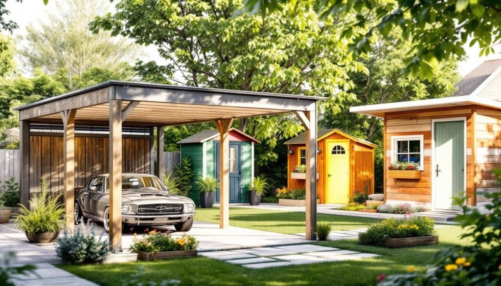 découvrez des idées créatives et des plans gratuits pour construire votre propre carport ou abri de jardin. transformez votre espace extérieur avec des projets faits maison qui allient style et fonctionnalité.