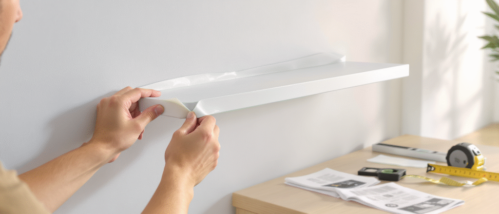 découvrez comment installer facilement une étagère murale sans percer grâce à notre guide détaillé. suivez nos conseils pratiques et trouvez les meilleures solutions pour embellir vos murs sans endommager votre logement.