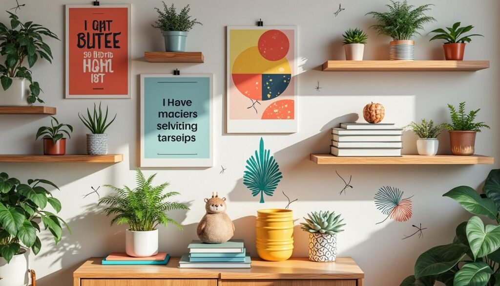 découvrez toutes les solutions déco murale adaptées au logement étudiant : affiches, étagères, stickers et astuces pour personnaliser votre intérieur facilement et dans le respect du règlement.