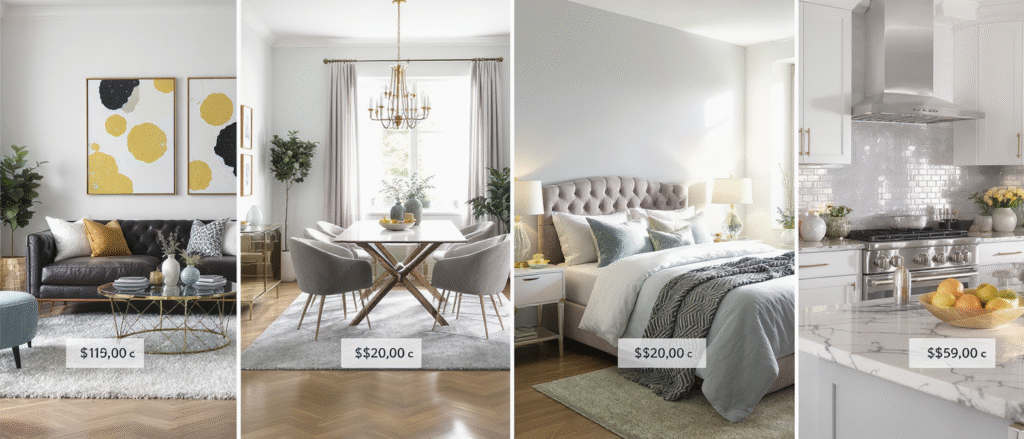 découvrez le budget réel pour transformer chaque pièce de votre maison avec un intérieur design. analysez les coûts pièce par pièce et obtenez des conseils pour optimiser votre investissement déco.