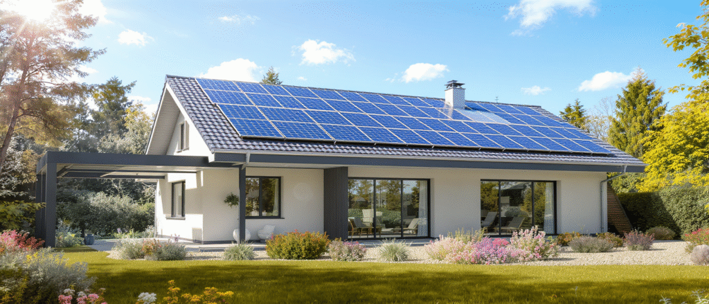 découvrez quelle surface de panneaux solaires est nécessaire pour couvrir les besoins énergétiques d'une maison, selon sa consommation et l'ensoleillement de votre région.