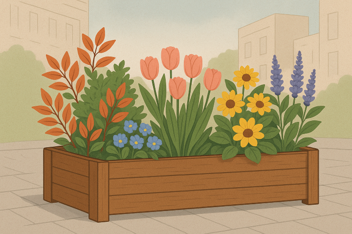 Que planter en jardiniere en ville ?