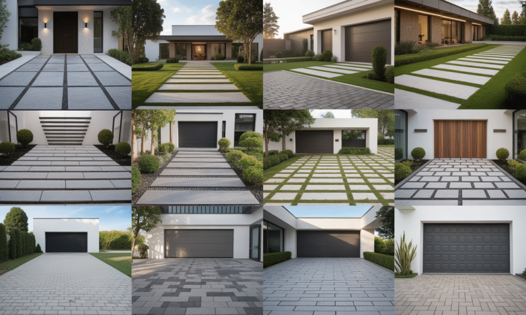 découvrez 10 idées modernes d’allées de garage en pavé pour embellir et valoriser l'entrée de votre maison avec style et durabilité.