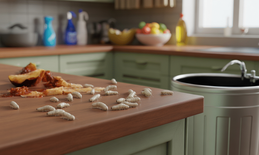 découvrez pourquoi des asticots peuvent apparaître dans votre maison, ce que cela signifie, les causes possibles et les solutions efficaces pour s'en débarrasser rapidement.