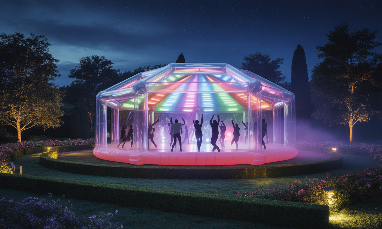 découvrez la boîte de nuit gonflable, une solution innovante et originale pour animer vos événements et soirées en toute simplicité.