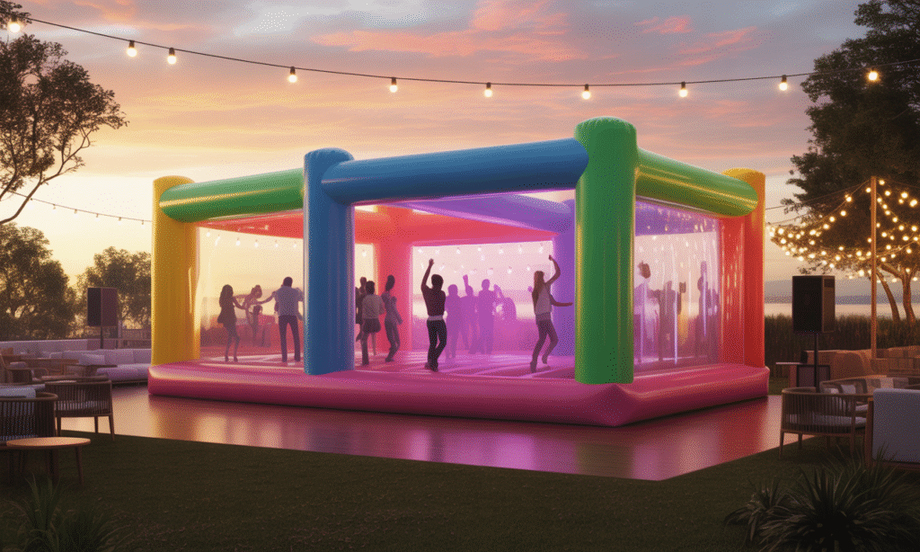 découvrez la boîte de nuit gonflable, une solution innovante et originale pour animer vos événements et soirées en toute simplicité.