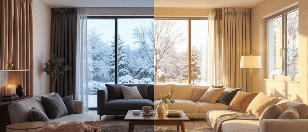 découvrez comment les rideaux thermiques peuvent réduire votre consommation d'énergie et alléger votre facture grâce à une meilleure isolation thermique.