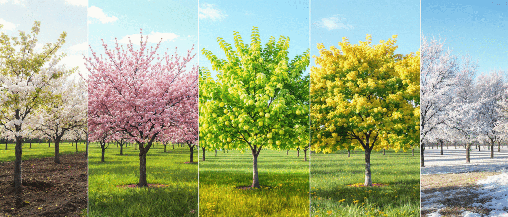 découvrez le meilleur moment pour planter un arbre fruitier grâce à notre guide mois par mois, pour réussir votre verger et récolter de délicieux fruits.