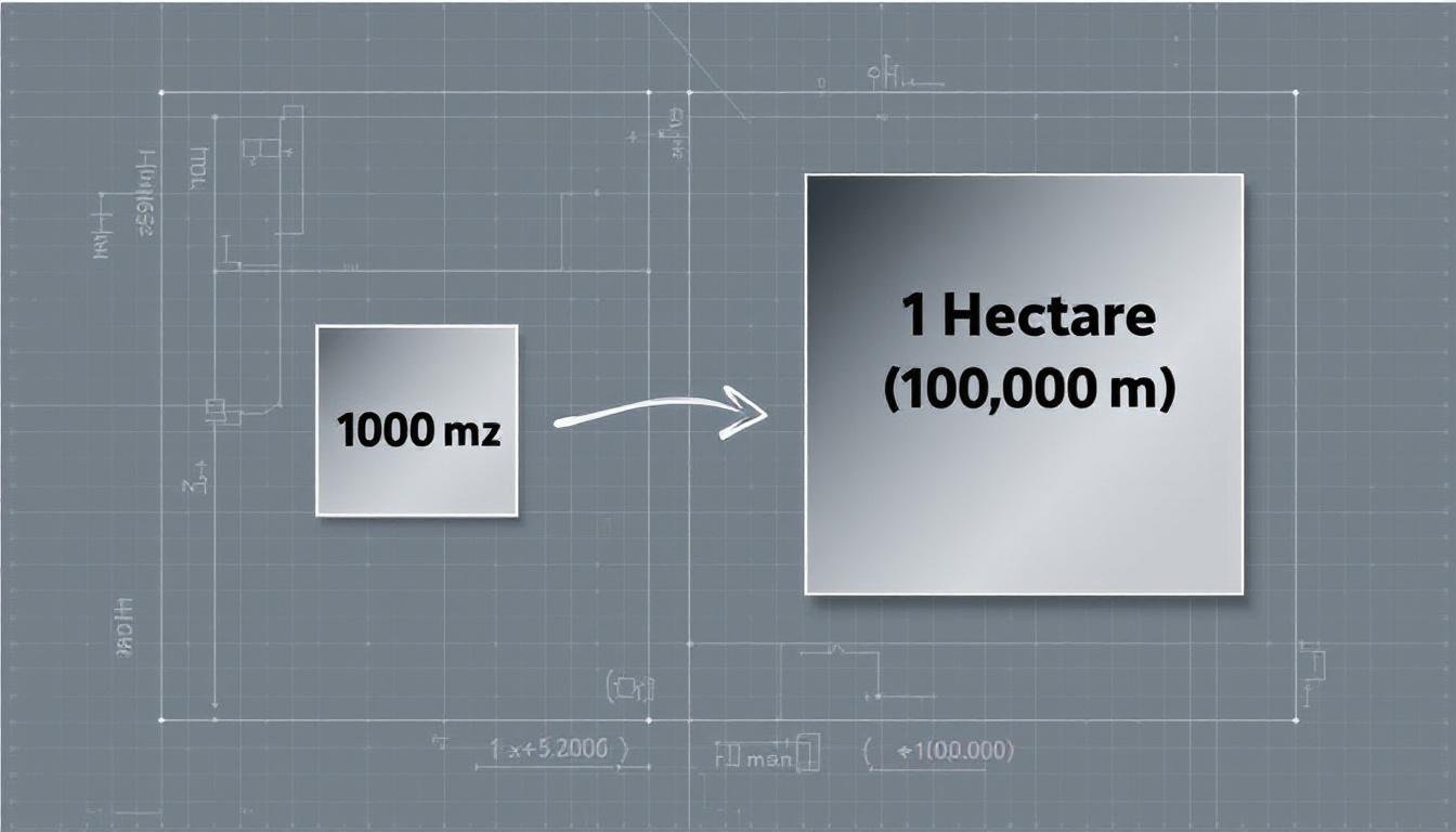 découvrez comment convertir 1000 m² en hectares facilement grâce à nos explications claires et exemples de calculs pratiques.