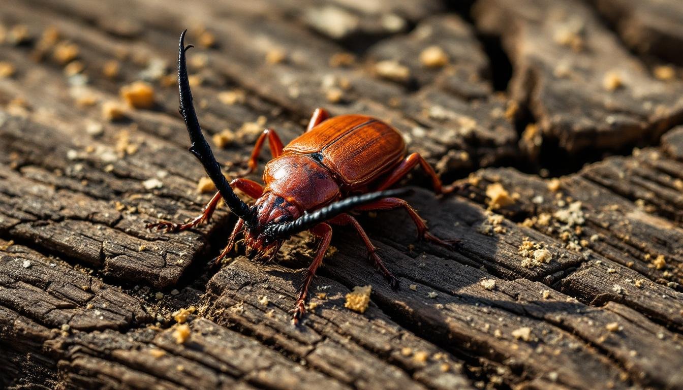 découvrez comment identifier le capricorne du bois, comprendre les dégâts qu'il cause et les traitements efficaces pour protéger vos structures en bois.