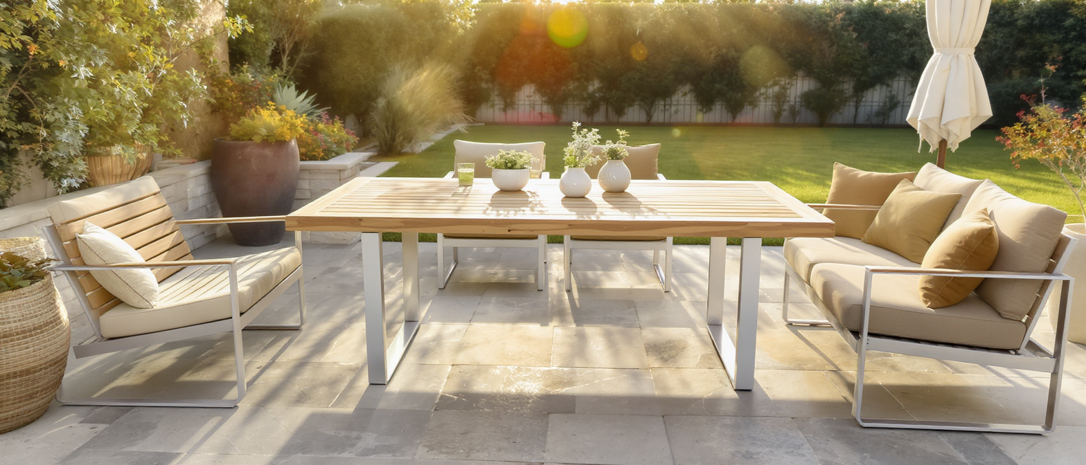 découvrez des conseils pratiques pour entretenir et protéger votre mobilier d’extérieur afin d'en prolonger la durée de vie et préserver son esthétique, quelles que soient les conditions climatiques.