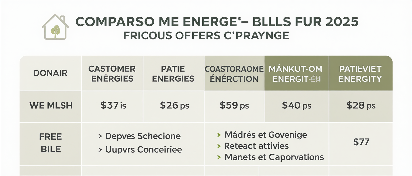 découvrez notre comparatif des fournisseurs d’énergie pour trouver les meilleurs tarifs et faire des économies sur votre facture d'électricité et de gaz.