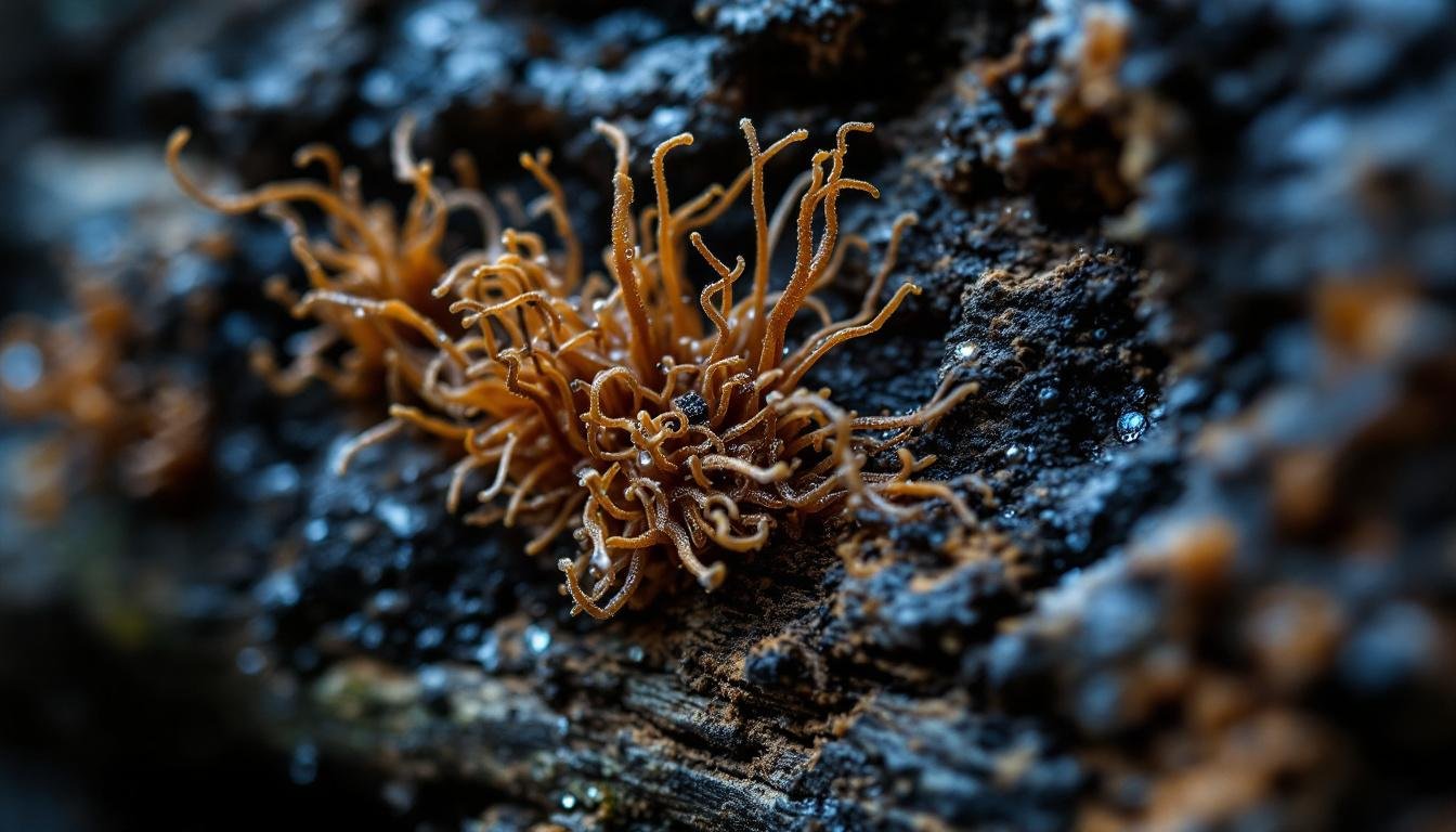 découvrez tout sur la coniophore des caves, un champignon souvent confondu avec la mérule, ses caractéristiques, dangers et méthodes de prévention.