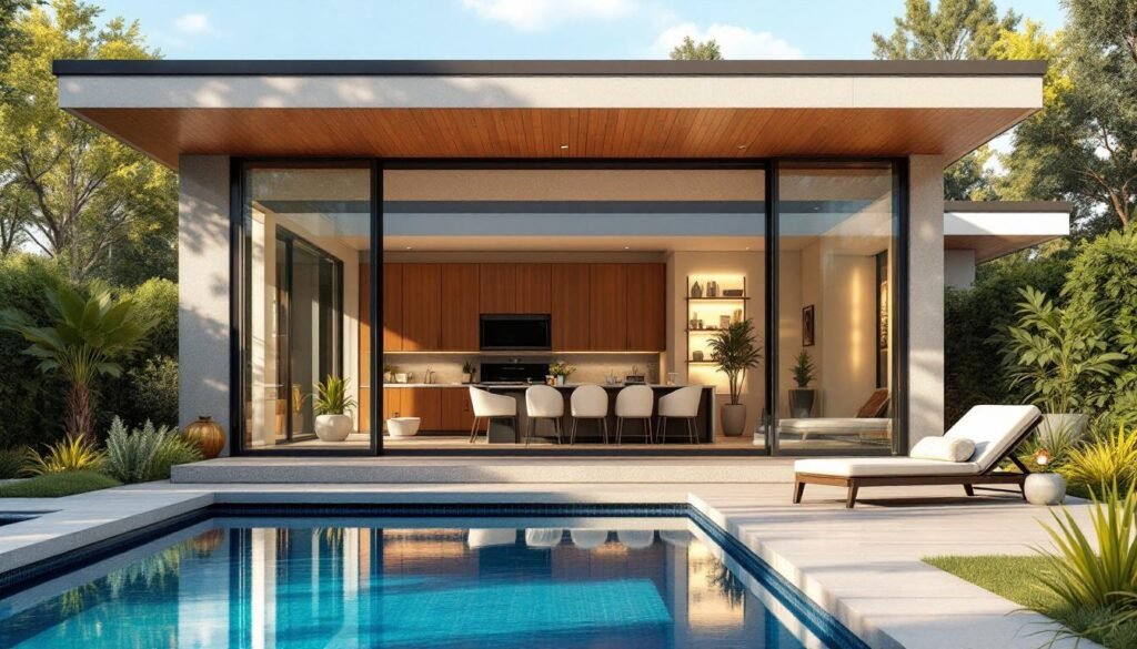 découvrez le coût d'un pool house : matériaux, main-d'œuvre, et astuces pour optimiser votre budget et profiter pleinement de votre espace extérieur.