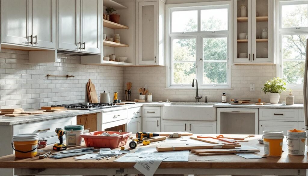 découvrez le coût d'une rénovation de cuisine complète et obtenez des conseils pour gérer votre budget efficacement.