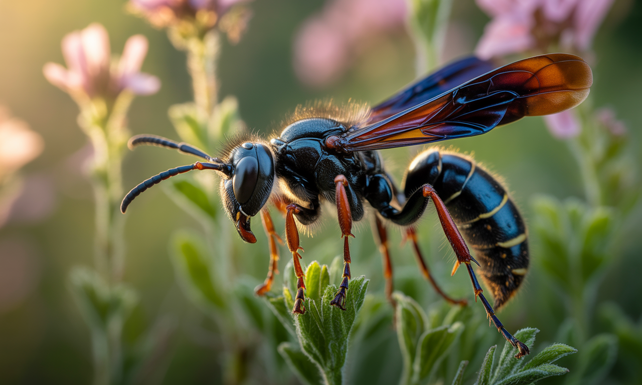 découvrez la mystérieuse guêpe noire : son habitat, son comportement fascinant et ses particularités. apprenez tout ce qu’il faut savoir sur cet insecte intriguant et méconnu.