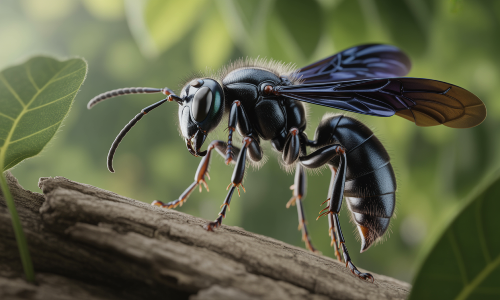 découvrez la mystérieuse guêpe noire : son apparence, son habitat, son comportement et les faits fascinants qui rendent cet insecte si intrigant.