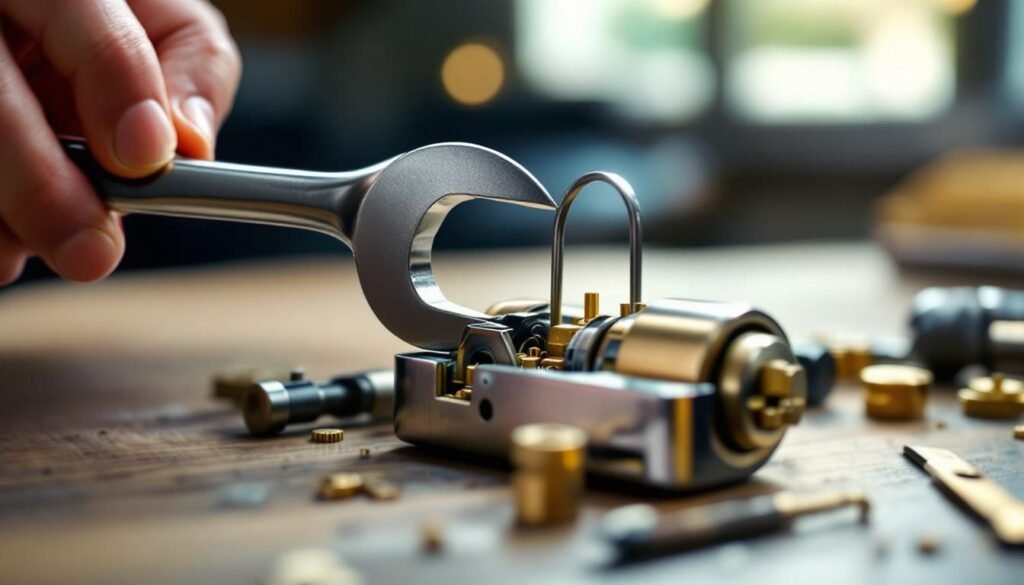 découvrez des techniques efficaces et sécurisées pour crocheter une serrure sans endommager le mécanisme, afin d'ouvrir une porte en toute sécurité et sans risque.