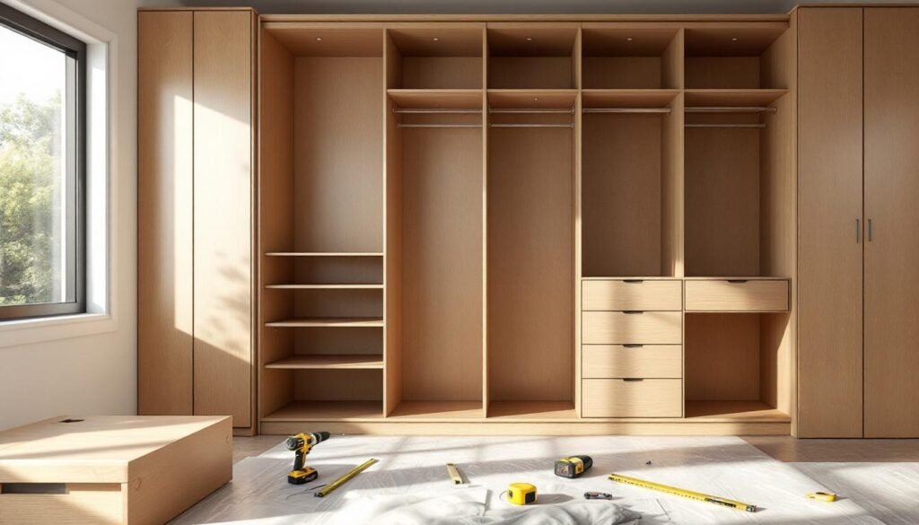 découvrez le coût de la création d'un placard intégré pour optimiser votre espace de rangement. estimez les prix, matériaux et main-d'œuvre pour un projet sur mesure adapté à votre intérieur.