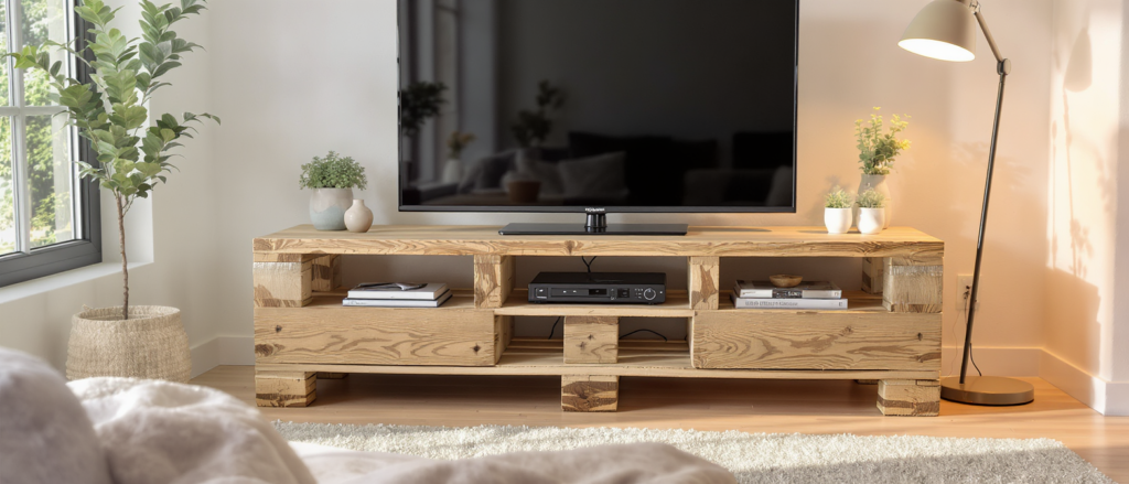 apprenez à fabriquer un meuble tv en palette avec ce projet simple et rapide, idéal pour un week-end diy réussi.