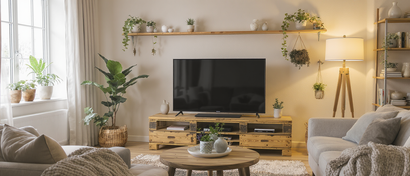 apprenez à fabriquer un meuble tv en palette facilement, un projet diy réalisable en un week-end pour un intérieur unique et écologique.