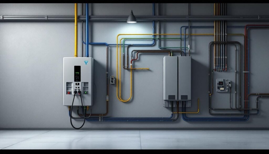 découvrez notre guide complet avec un schéma électrique détaillé pour installer facilement une borne de recharge de voiture électrique chez vous. suivez toutes les étapes pour une installation sécurisée et efficace.