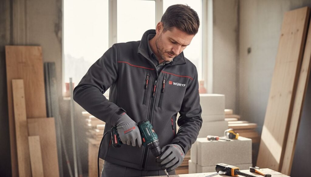 Découvrez la softshell Würth Modyf, la veste préférée des artisans alliant confort, résistance et fonctionnalité pour accompagner vos journées de travail exigeantes.