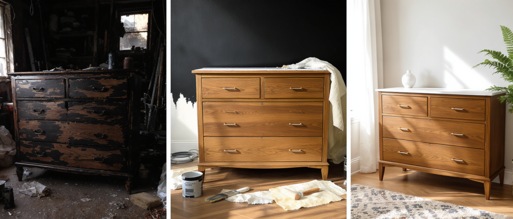 découvrez comment transformer une vieille commode en un meuble design unique grâce à notre tuto simple et créatif. donnez une seconde vie à vos meubles avec style !