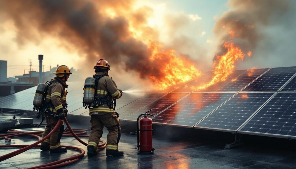 découvrez comment éteindre efficacement un feu de panneau photovoltaïque grâce à notre guide pratique. comprenez pourquoi il est crucial de savoir agir rapidement pour assurer la sécurité et protéger votre installation.