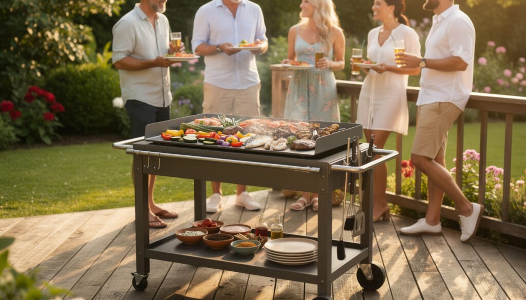 découvrez pourquoi la desserte plancha est l'alliée indispensable pour réussir vos barbecues estivaux, alliant praticité et convivialité pour des repas en plein air inoubliables.