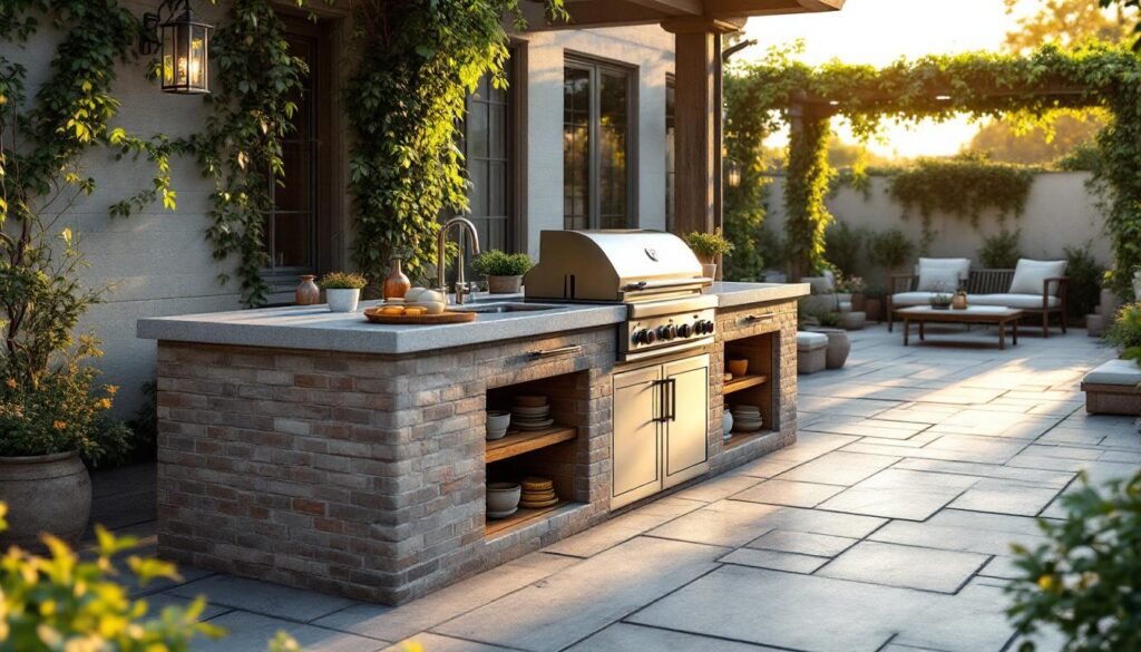 découvrez le coût d'une cuisine d'été maçonnée et faites le choix parfait pour votre espace extérieur avec nos conseils et estimations détaillées.