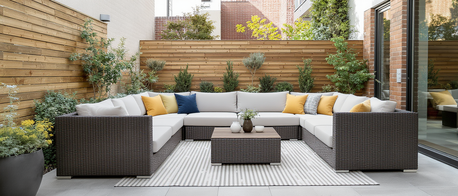 découvrez nos solutions astucieuses pour optimiser l'espace avec du mobilier d’extérieur pratique et gain de place, parfait pour petits jardins et balcons.