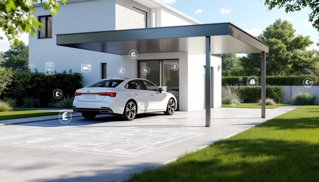 découvrez le coût d'un carport : prix, facteurs influençant le budget et conseils pour bien choisir votre abri voiture.