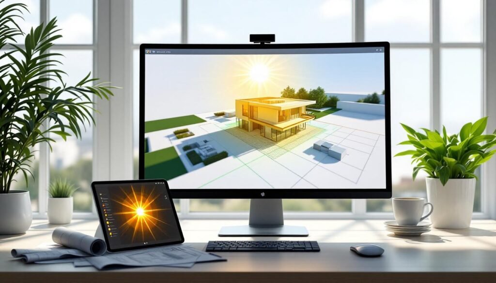 explorez notre guide complet des meilleurs logiciels gratuits de simulation d'ensoleillement pour optimiser vos projets et mieux comprendre l'impact du soleil.