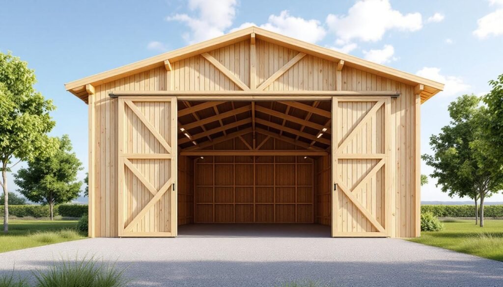 découvrez notre guide complet sur les hangars en bois de 300 m², comprenant conseils de construction, matériaux, et avantages pour vos projets de stockage ou d'atelier.