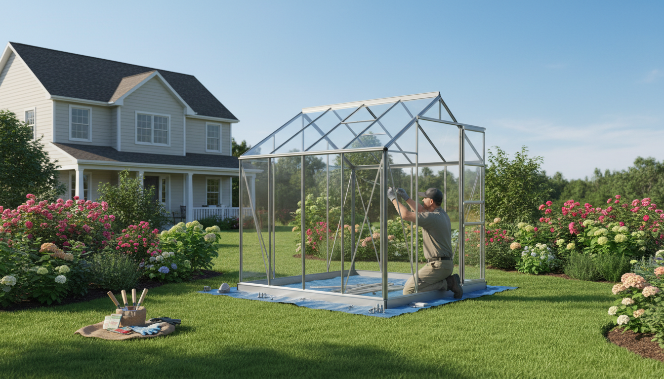 Peut-on installer une serre de jardin sans permis ?