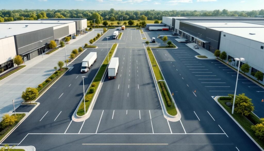 découvrez les dimensions idéales pour aménager un parking poids lourds efficace grâce à notre guide complet, qui vous aide à optimiser l'espace et la sécurité.