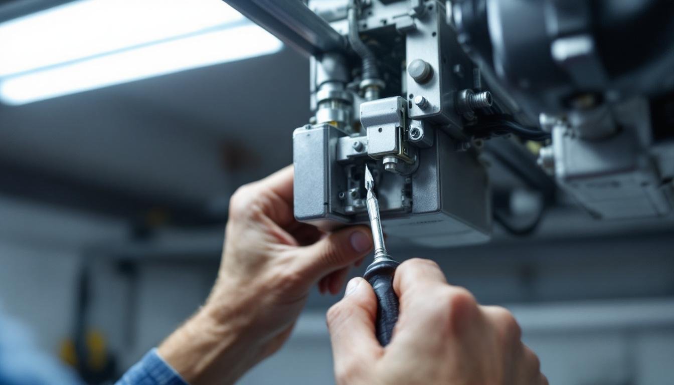 découvrez les étapes détaillées pour le réglage précis du fin de course d'une porte de garage sectionnelle et assurez son fonctionnement optimal en toute sécurité.