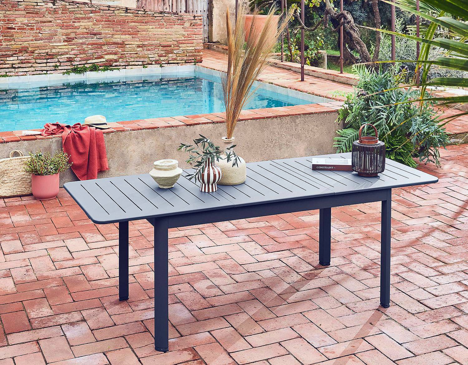 table modulable jardin