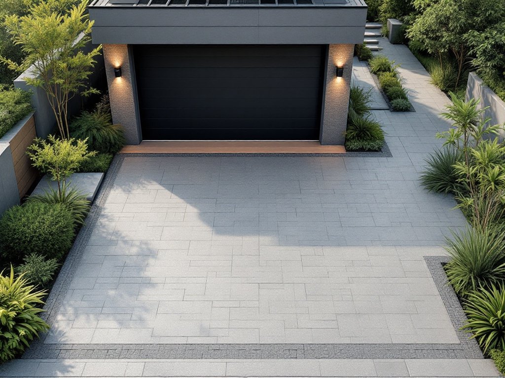 10 idées modernes d’allées de garage en pavé pour sublimer votre entrée