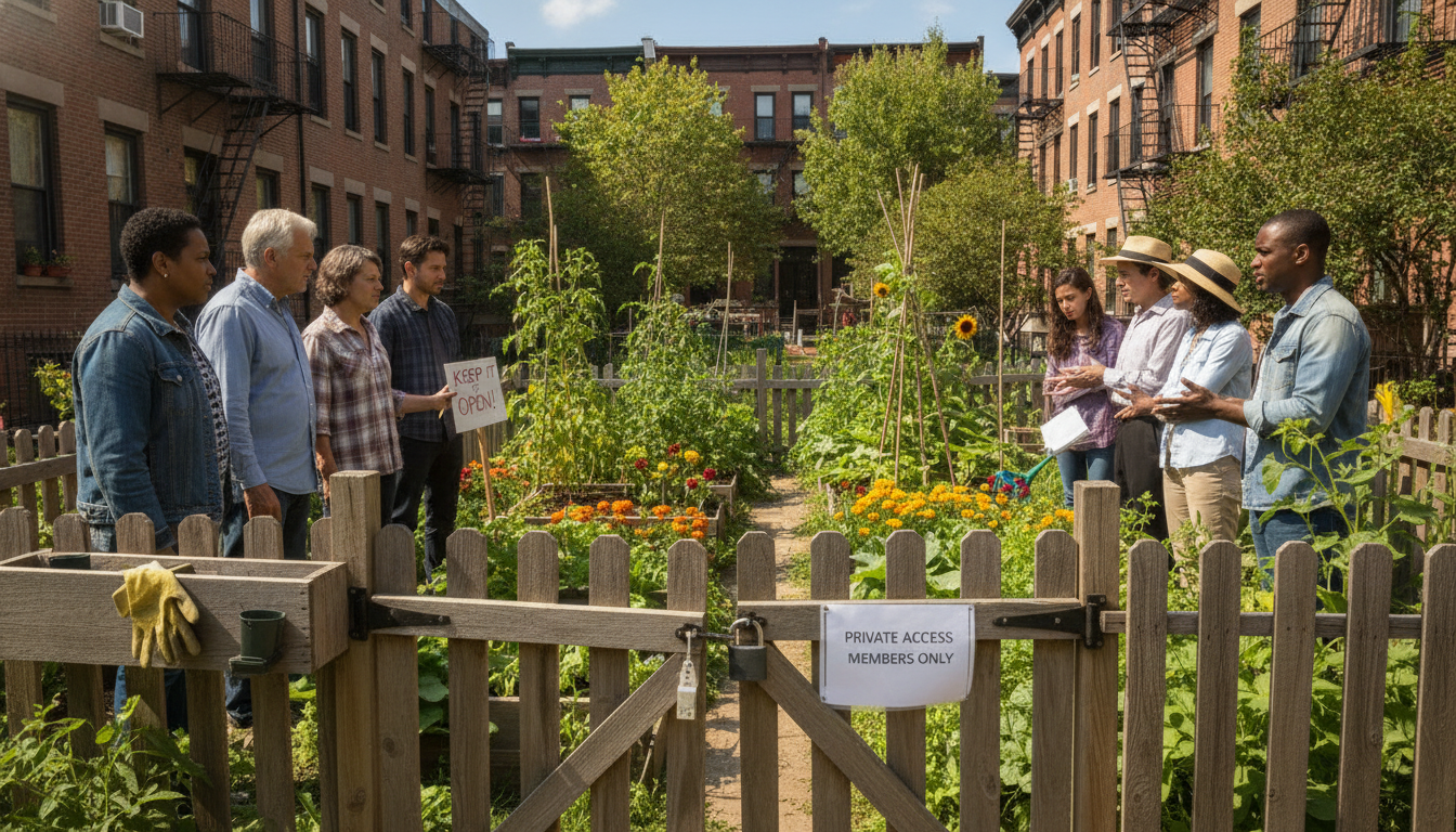 découvrez les règles et conditions juridiques concernant l'interdiction d'accès à un jardin partagé, ainsi que les droits des usagers et des propriétaires.