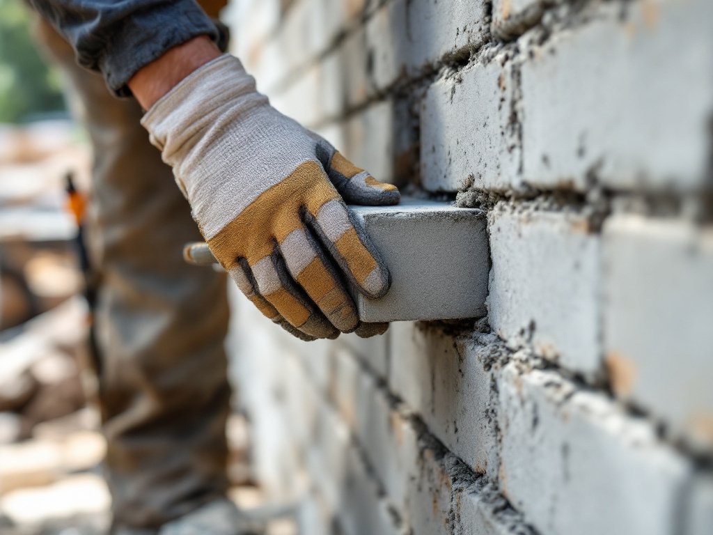Coût de la pose de parpaings pour un mur