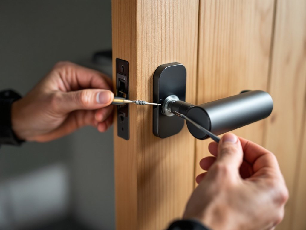 Démonter une poignée de porte sans vis apparente : les étapes à suivre