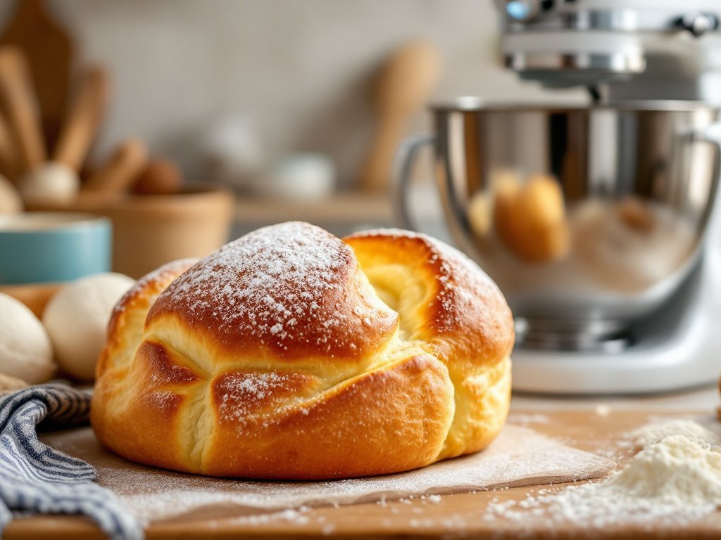 Recette facile de brioche ultra moelleuse au robot pâtissier