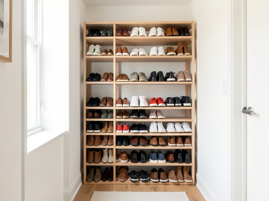 7 solutions de rangement chaussures pour gagner de la place