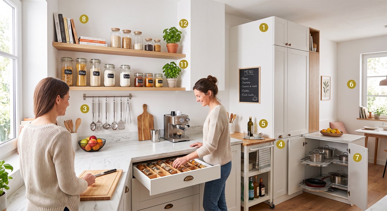 12 idées pour mieux aménager sa cuisine