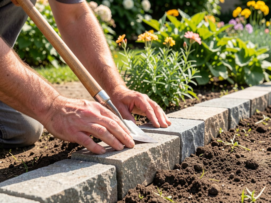 Comment poser une bordure de jardin proprement en 4 étapes simples