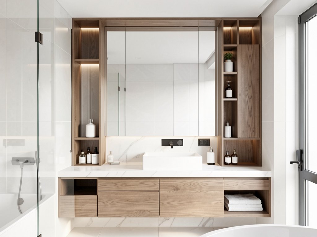 Miroir de salle de bain : 6 modèles pratiques qui optimisent l'espace