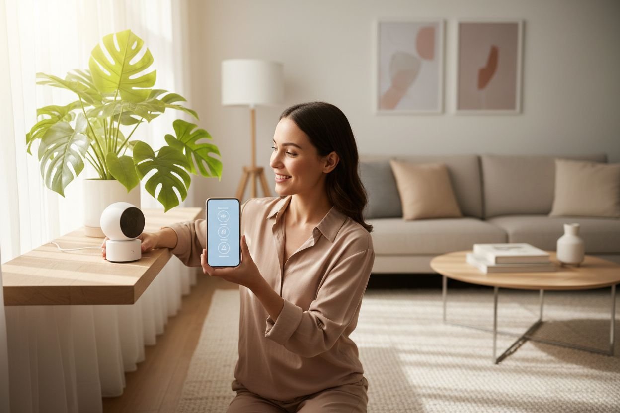 Une caméra intérieure wi-fi se pose-t-elle sans compétences techniques ?